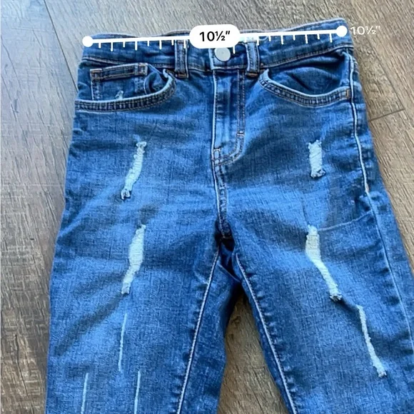 Levi's Distressed Blue Skinny Jeans - Picture 3 of 4